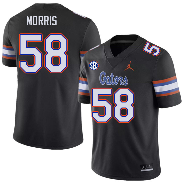 Men #58 Andre Morris Florida Gators College Football Jerseys Stitched-Black